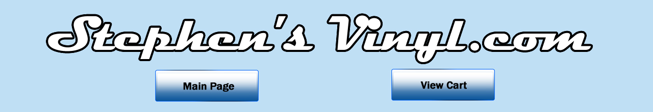Stephen's Vinyl - website header